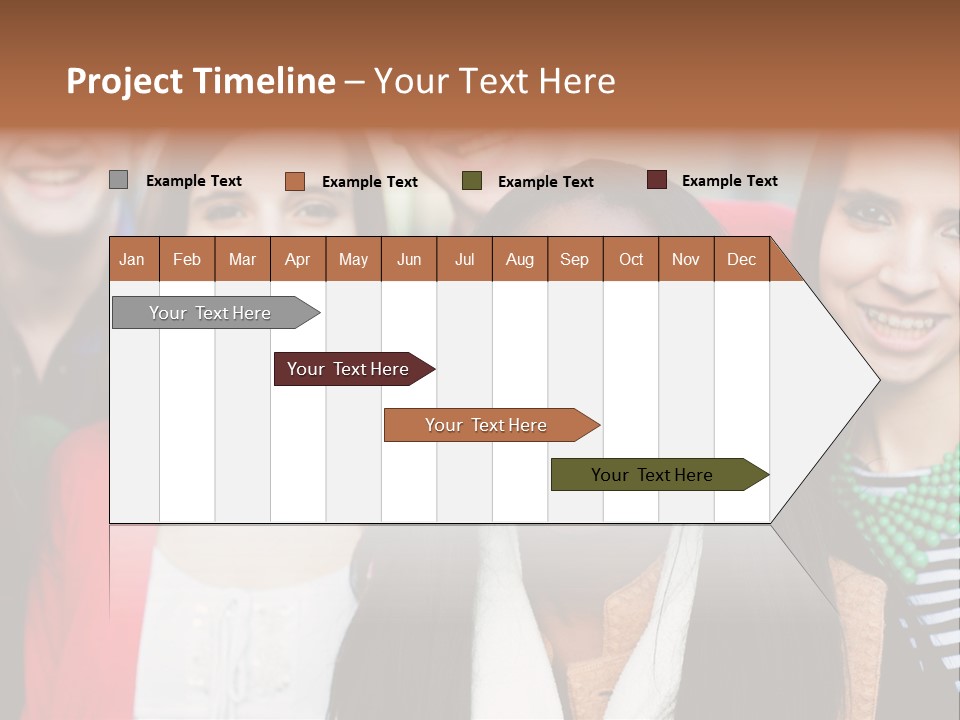Multiethnic Person Girl PowerPoint Template