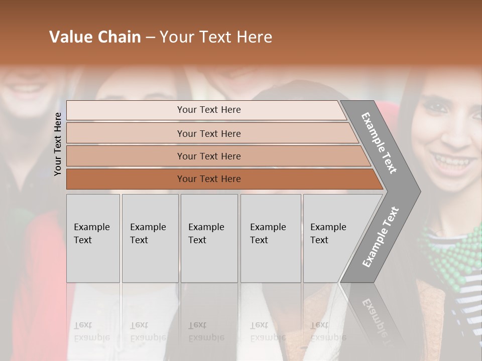 Multiethnic Person Girl PowerPoint Template
