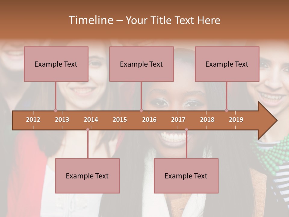 Multiethnic Person Girl PowerPoint Template