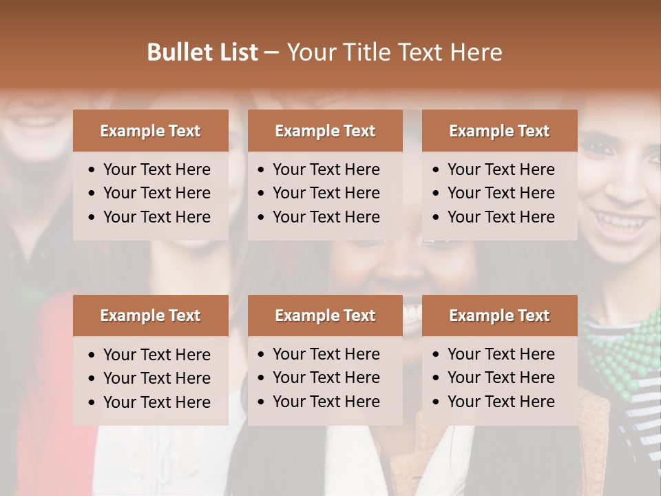 Multiethnic Person Girl PowerPoint Template