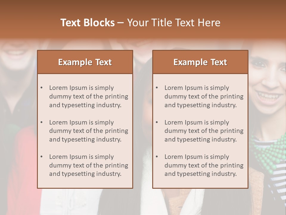 Multiethnic Person Girl PowerPoint Template