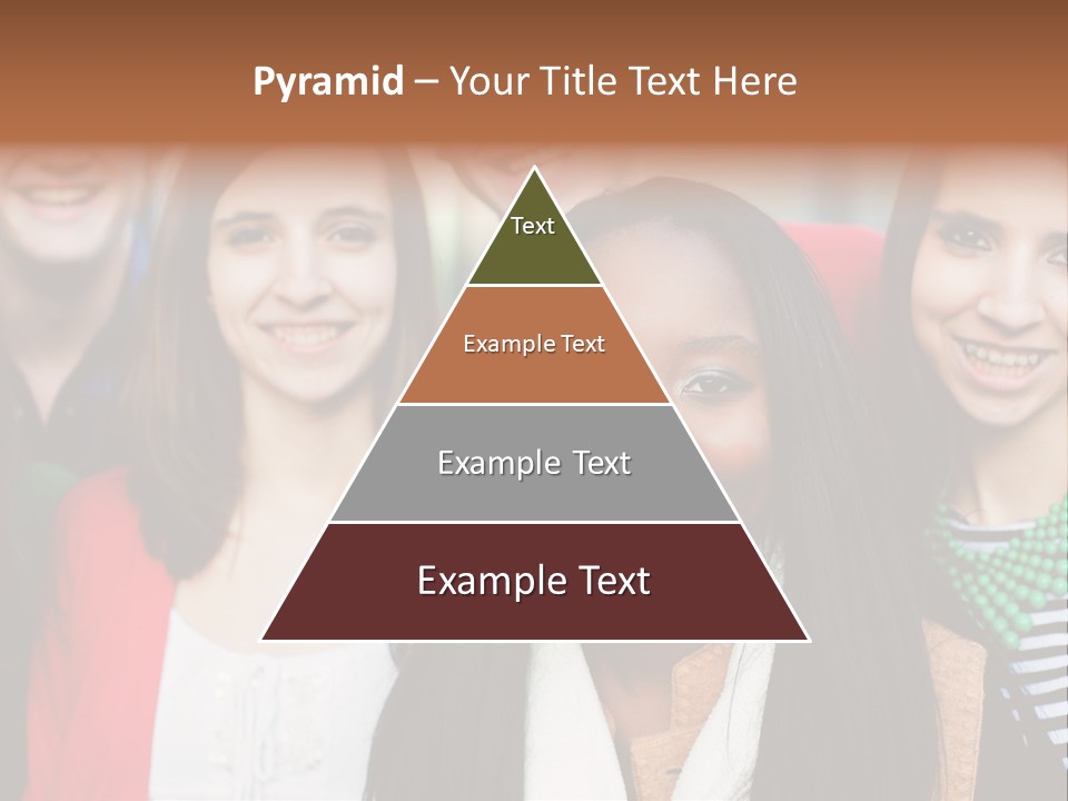 Multiethnic Person Girl PowerPoint Template