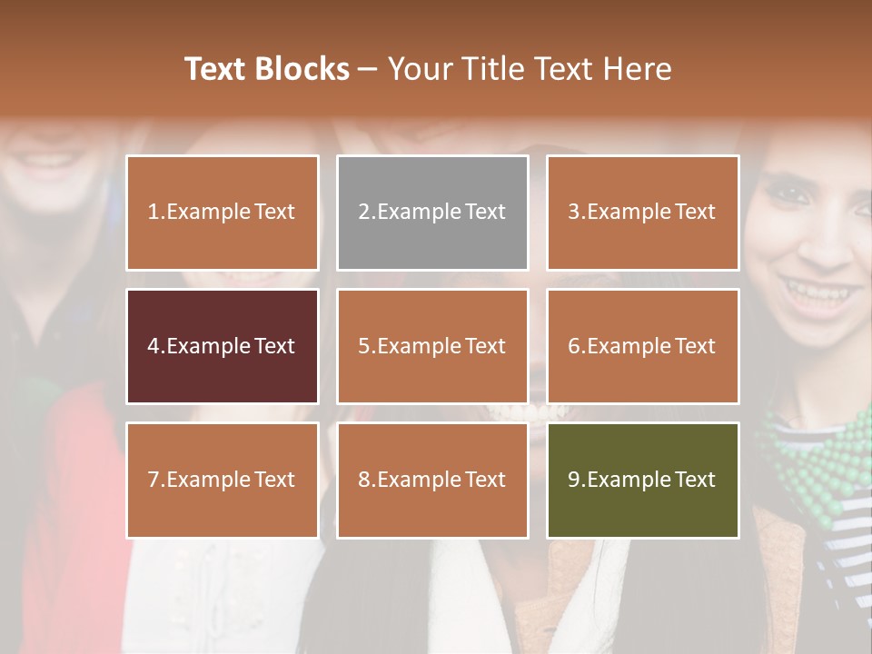 Multiethnic Person Girl PowerPoint Template