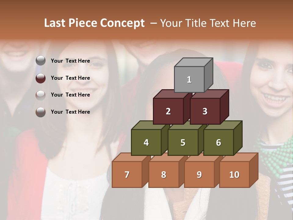 Multiethnic Person Girl PowerPoint Template