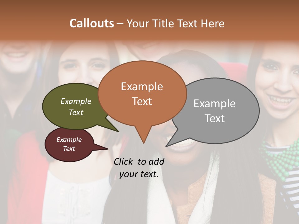 Multiethnic Person Girl PowerPoint Template