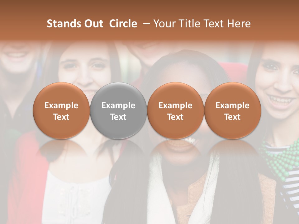 Multiethnic Person Girl PowerPoint Template