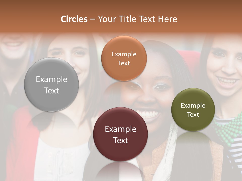 Multiethnic Person Girl PowerPoint Template
