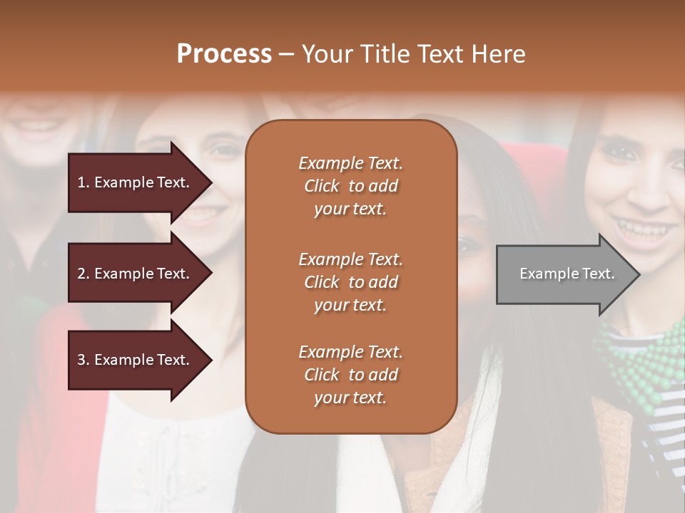Multiethnic Person Girl PowerPoint Template