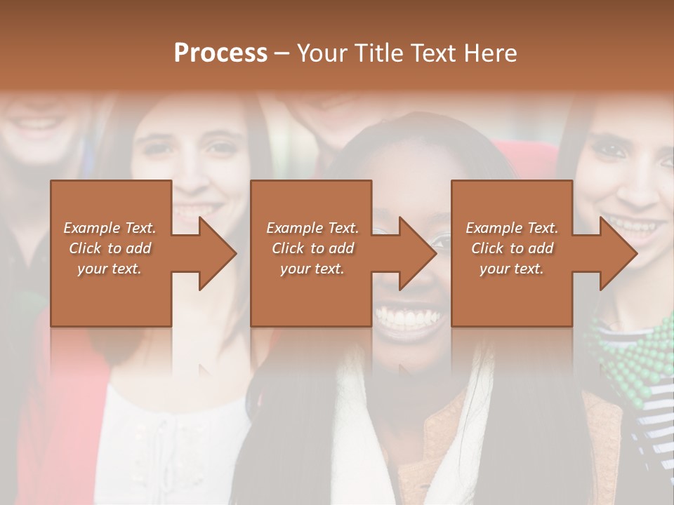 Multiethnic Person Girl PowerPoint Template