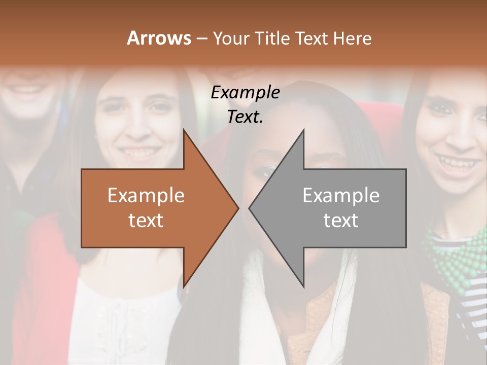 Multiethnic Person Girl PowerPoint Template