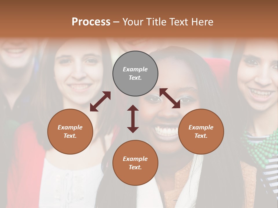 Multiethnic Person Girl PowerPoint Template