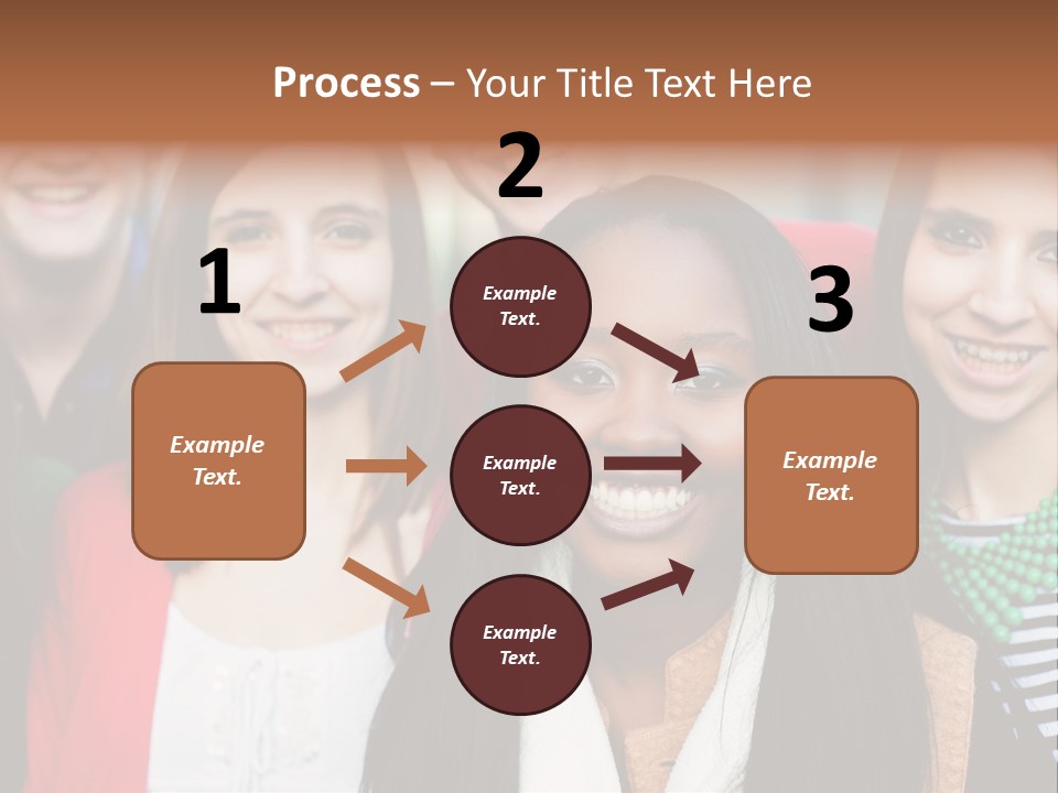 Multiethnic Person Girl PowerPoint Template
