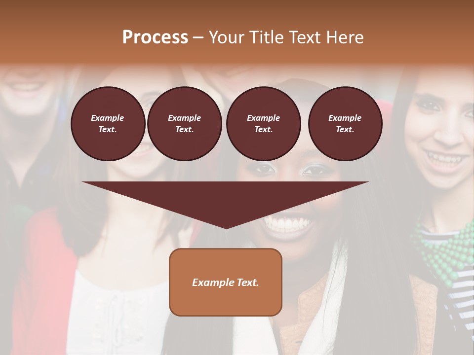 Multiethnic Person Girl PowerPoint Template