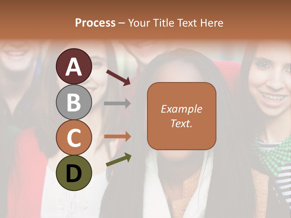 Multiethnic Person Girl PowerPoint Template