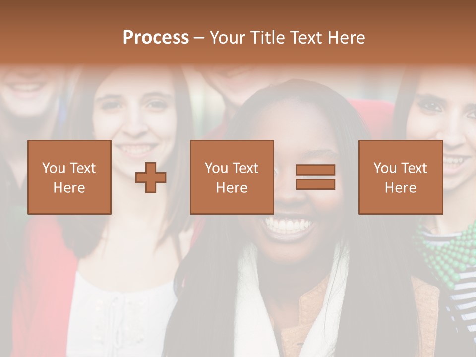 Multiethnic Person Girl PowerPoint Template