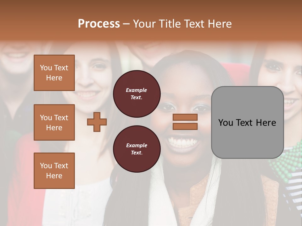 Multiethnic Person Girl PowerPoint Template