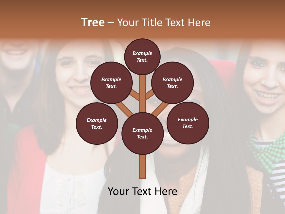 Multiethnic Person Girl PowerPoint Template