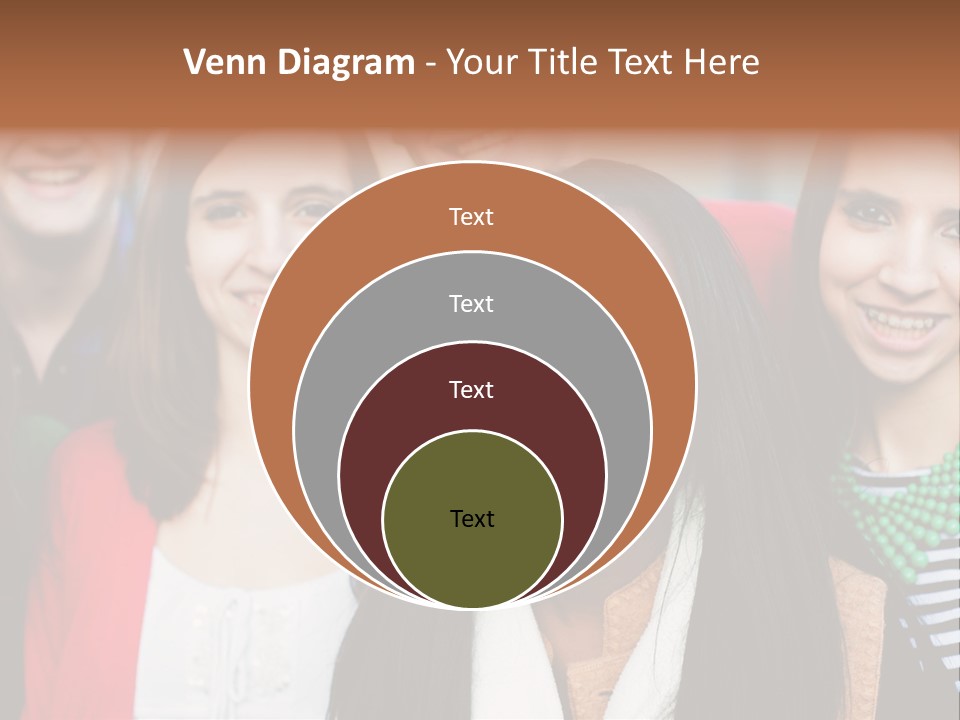 Multiethnic Person Girl PowerPoint Template