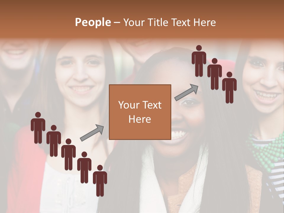 Multiethnic Person Girl PowerPoint Template