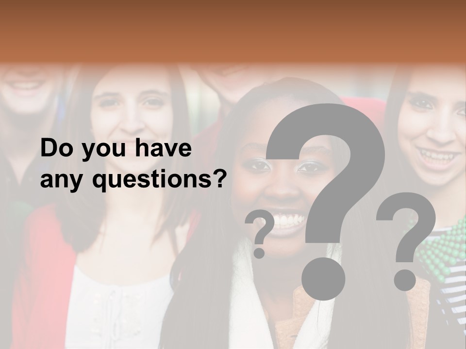 Multiethnic Person Girl PowerPoint Template