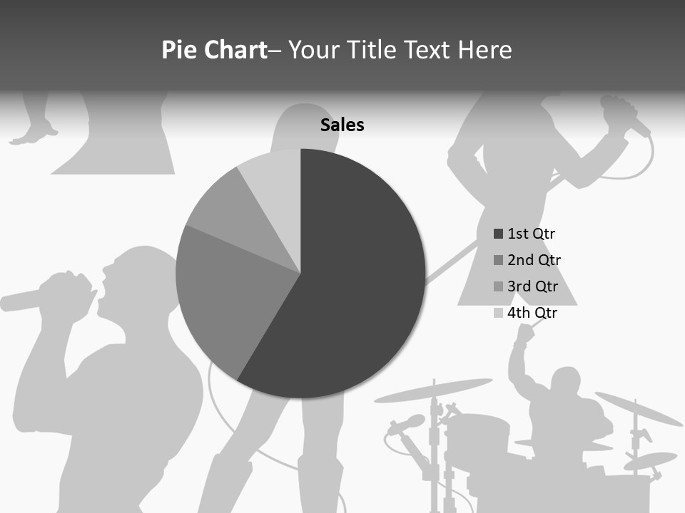 Male Drummer Party PowerPoint Template