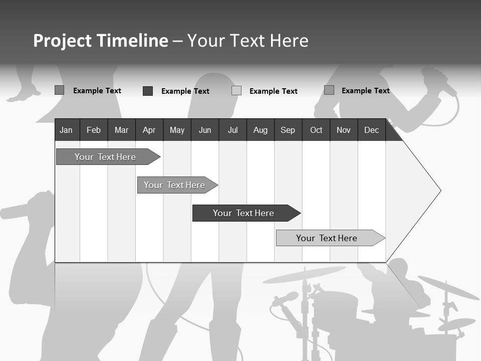 Male Drummer Party PowerPoint Template