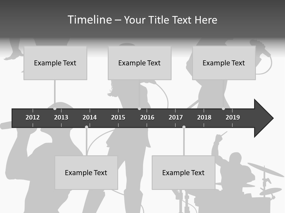 Male Drummer Party PowerPoint Template