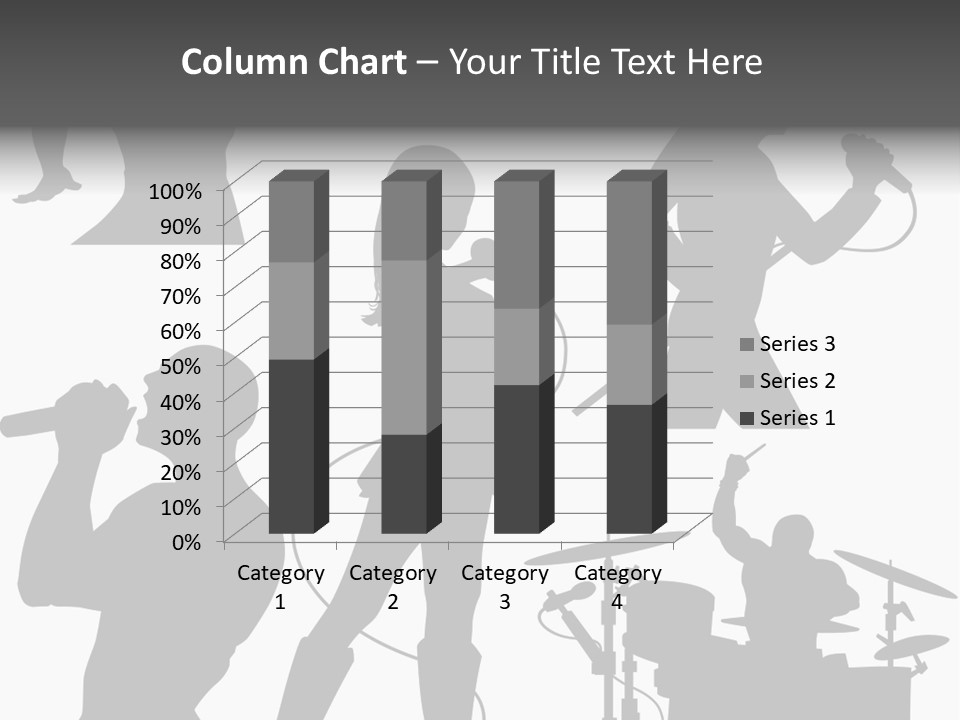 Male Drummer Party PowerPoint Template