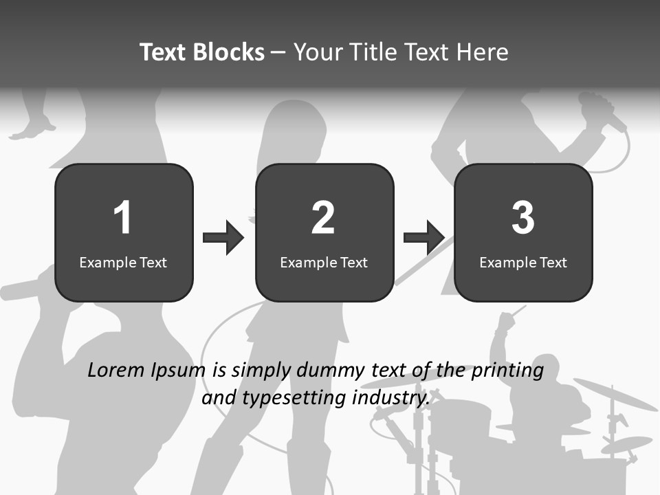 Male Drummer Party PowerPoint Template