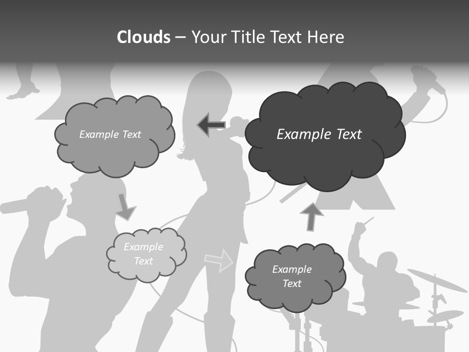 Male Drummer Party PowerPoint Template