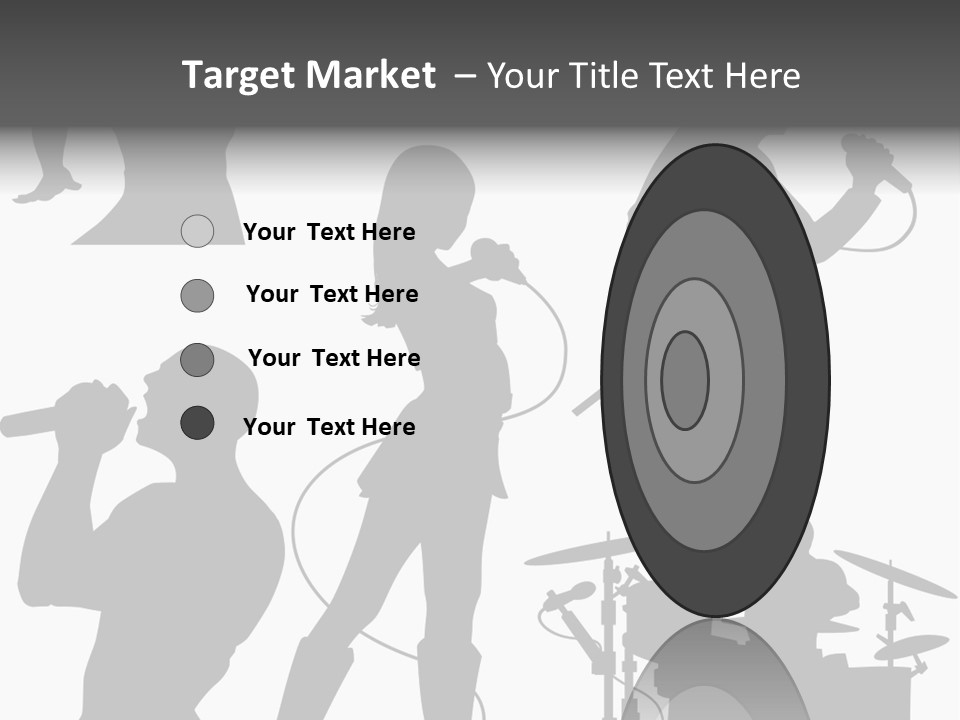 Male Drummer Party PowerPoint Template