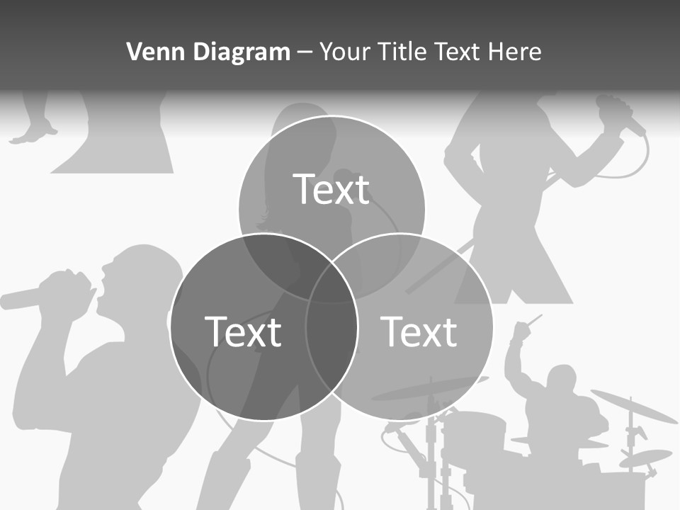 Male Drummer Party PowerPoint Template