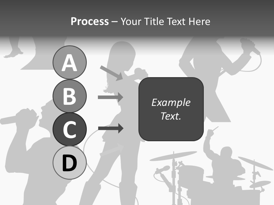 Male Drummer Party PowerPoint Template