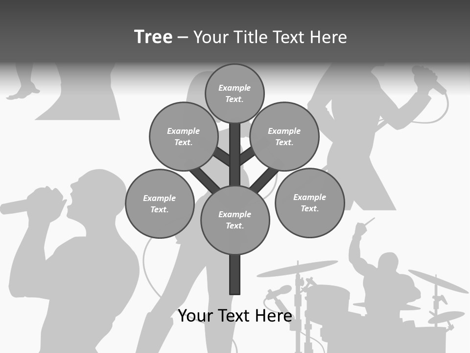 Male Drummer Party PowerPoint Template