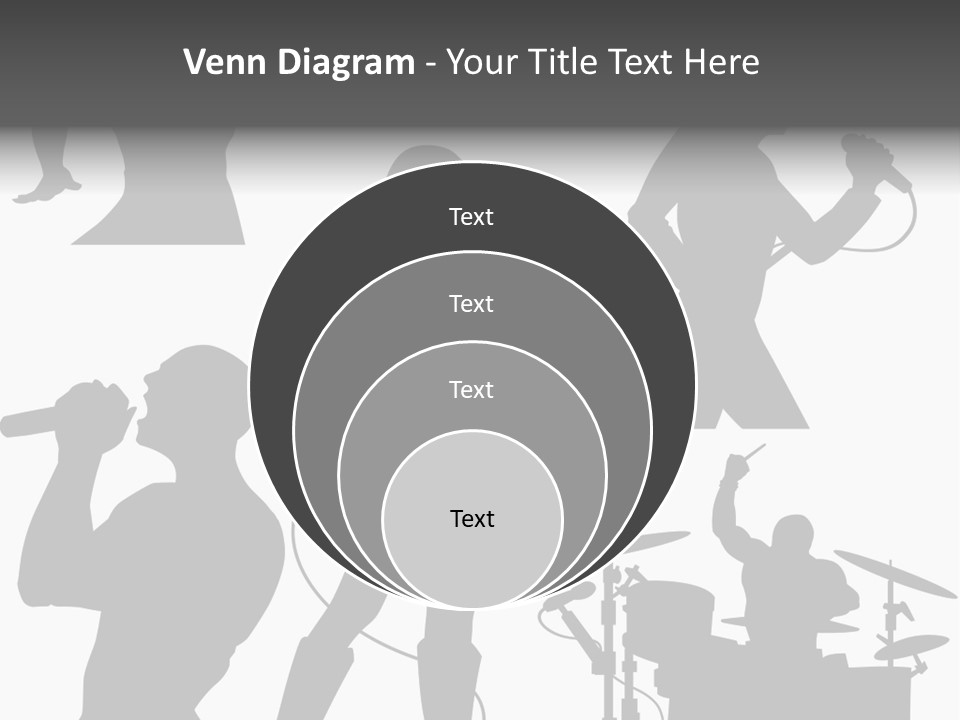 Male Drummer Party PowerPoint Template