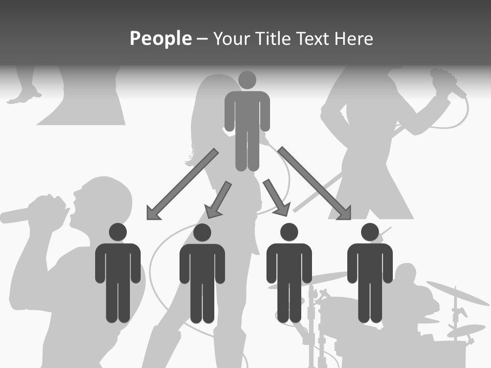 Male Drummer Party PowerPoint Template