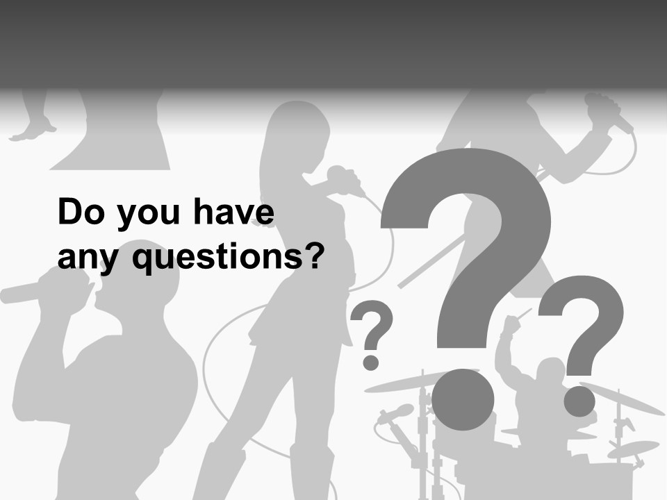 Male Drummer Party PowerPoint Template