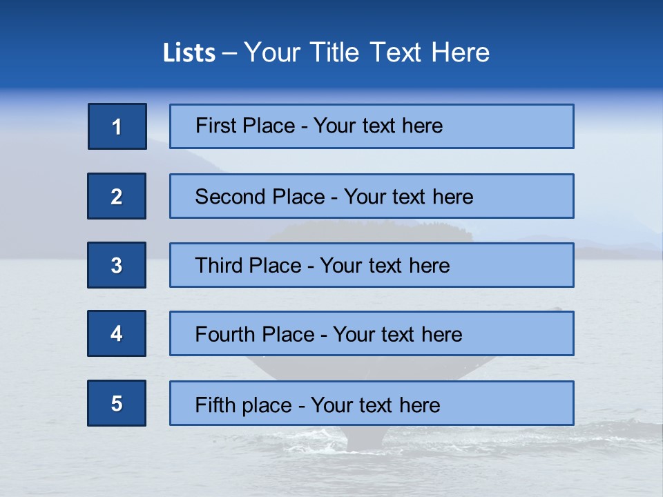 Power Alaska Spray PowerPoint Template