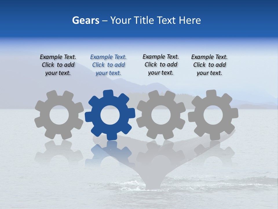 Power Alaska Spray PowerPoint Template