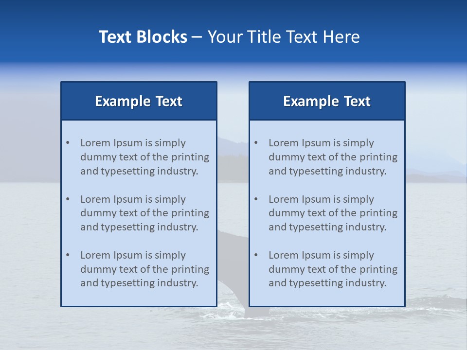 Power Alaska Spray PowerPoint Template