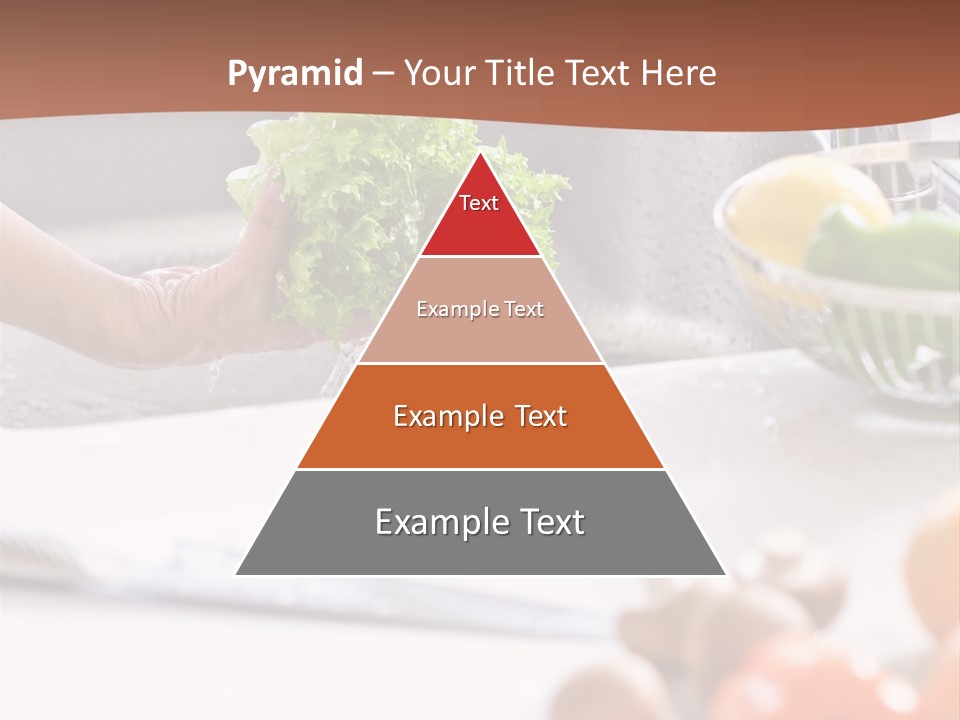 Kitchen Light Lettuce PowerPoint Template