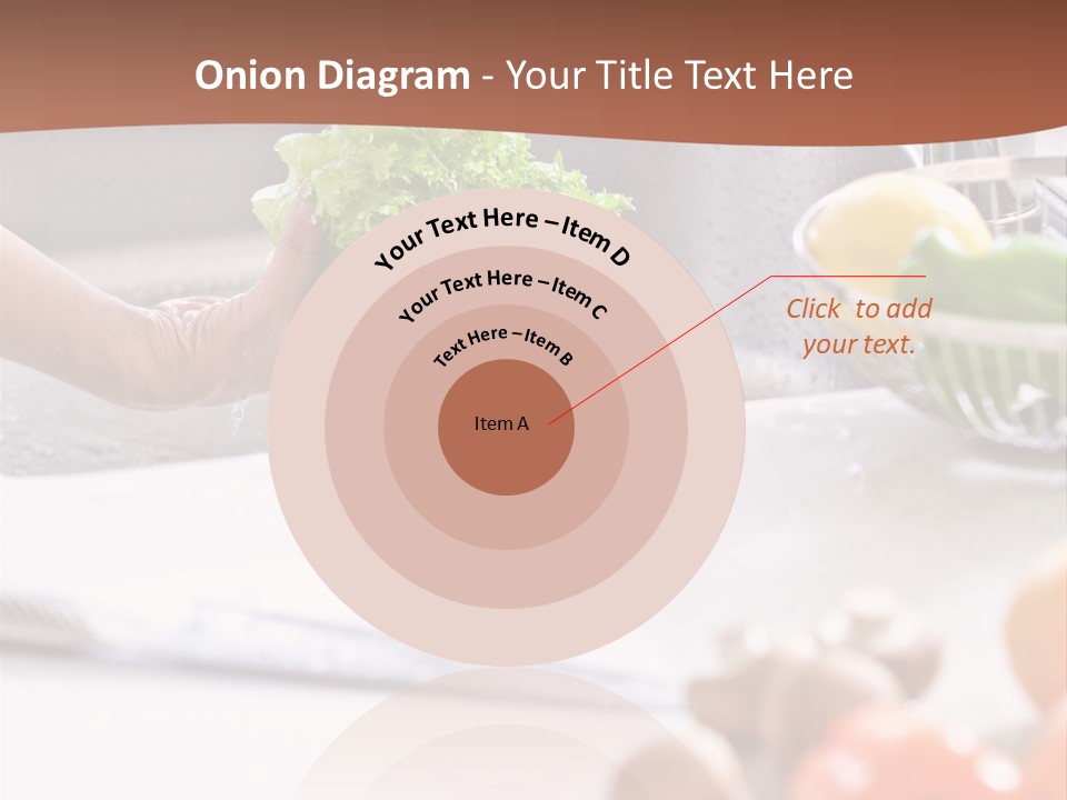 Kitchen Light Lettuce PowerPoint Template