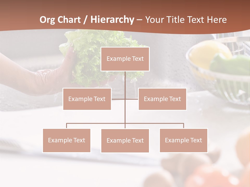 Kitchen Light Lettuce PowerPoint Template