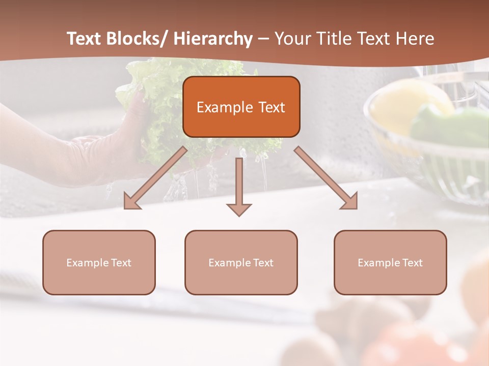 Kitchen Light Lettuce PowerPoint Template