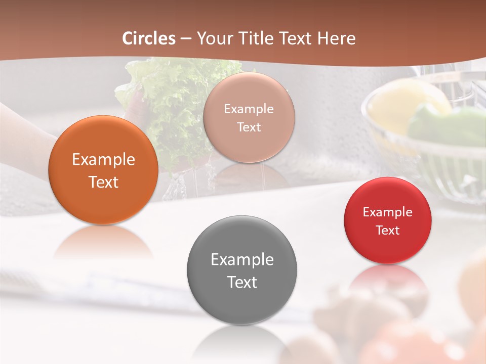 Kitchen Light Lettuce PowerPoint Template