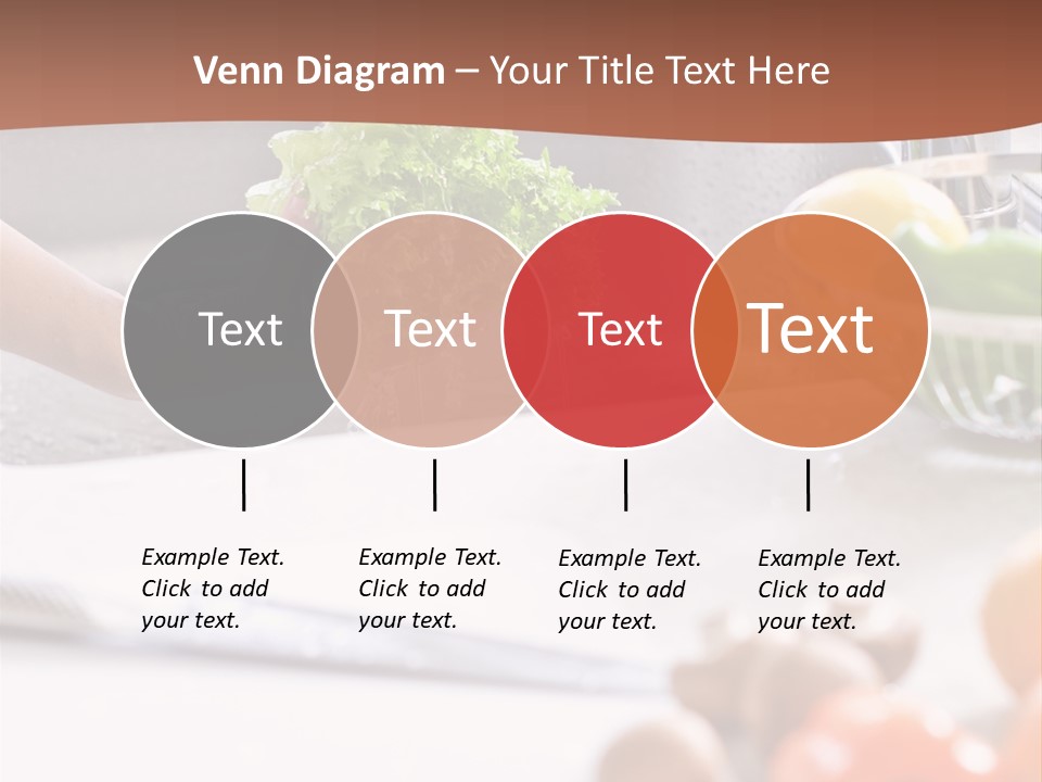 Kitchen Light Lettuce PowerPoint Template