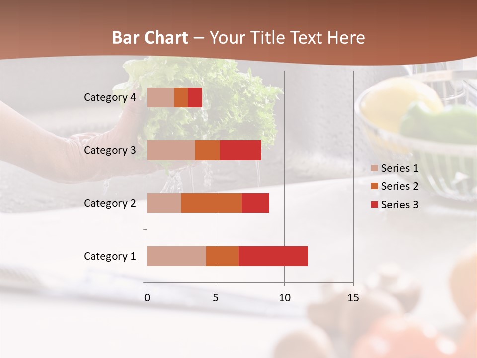 Kitchen Light Lettuce PowerPoint Template