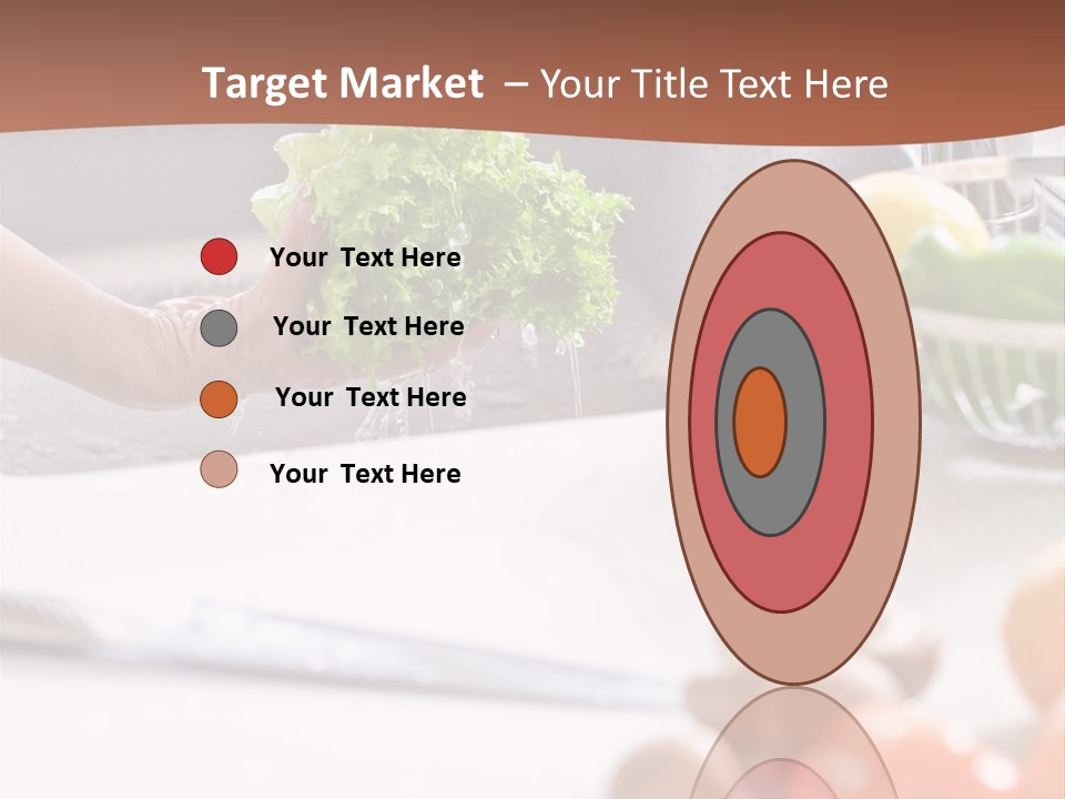 Kitchen Light Lettuce PowerPoint Template