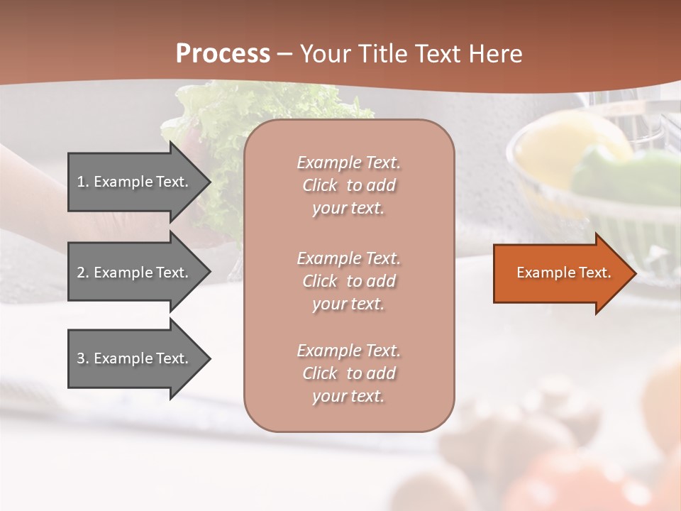Kitchen Light Lettuce PowerPoint Template