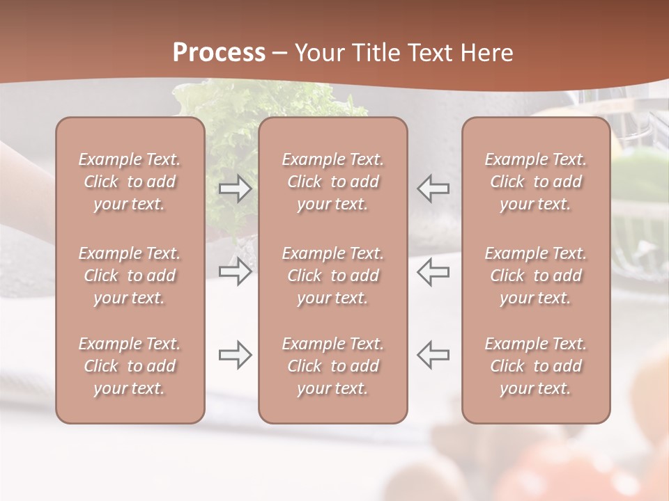 Kitchen Light Lettuce PowerPoint Template